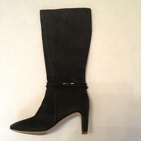 Ecco Shoes - ECCO Heeled Boots Size 9/9.5 Black Knee High